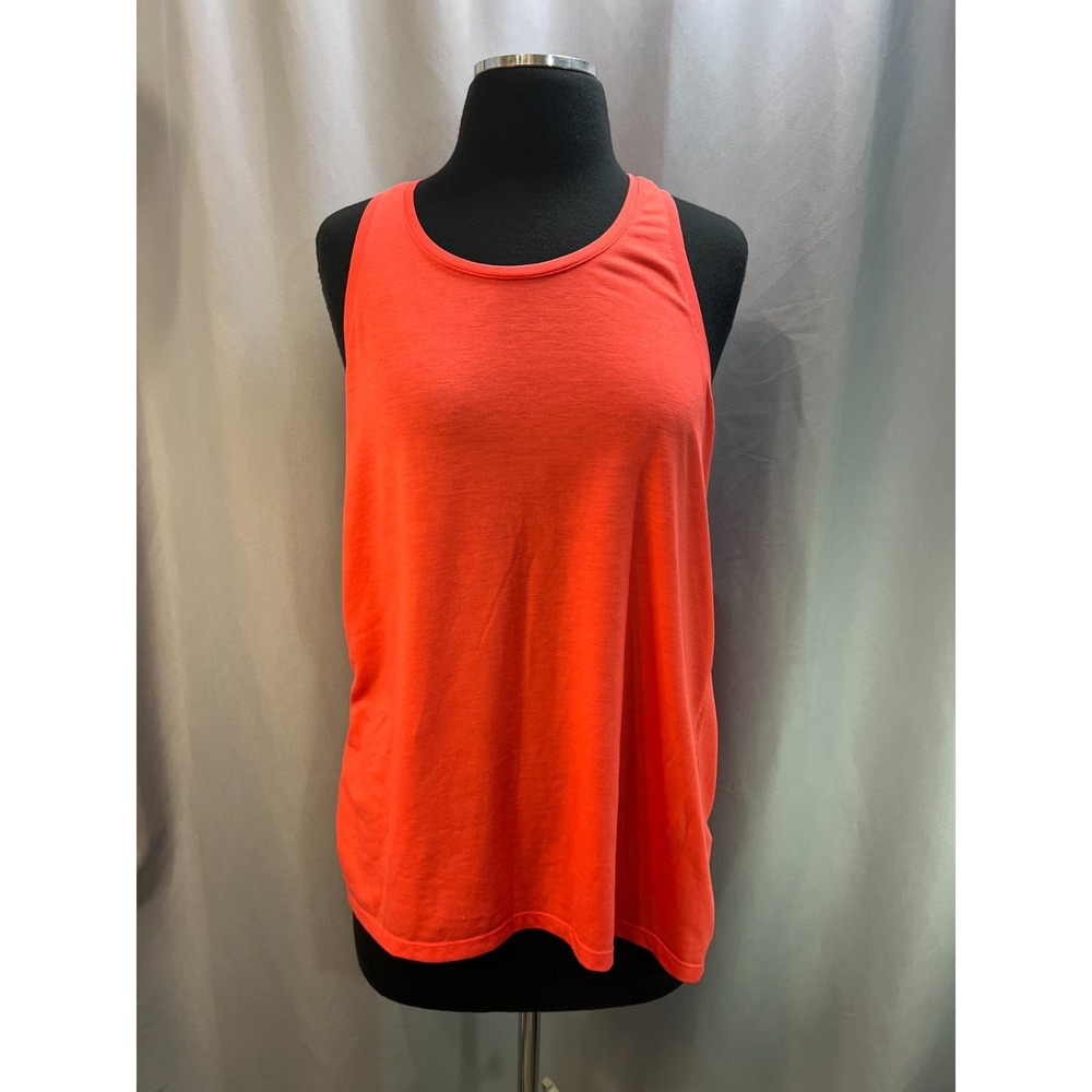 Athleta Momentum Seamless Camisole Tank Womens Medium Coral Pink Athleisure Gym